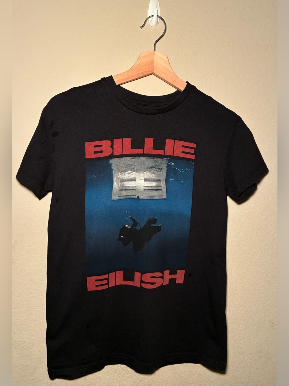 Billie Eilish XS Hit Me Hard and Soft Album Cover T-Shirt